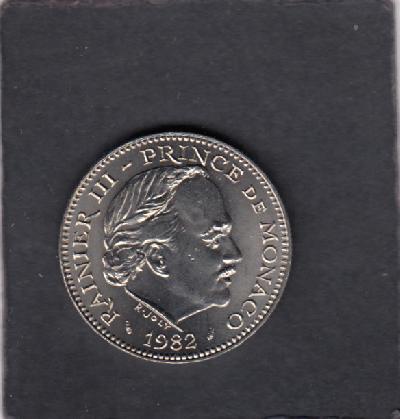 Beschrijving: 5 Francs  REINIER III